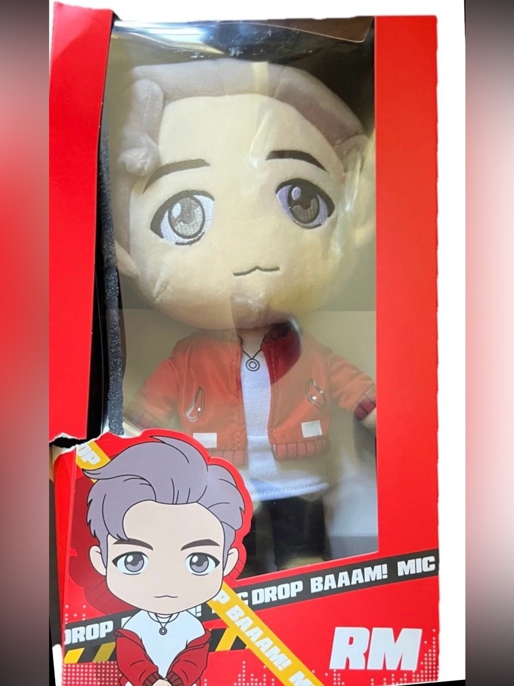 BTS TinyTAN Mic Drop RM 11.8” Plush Doll - Box Damage